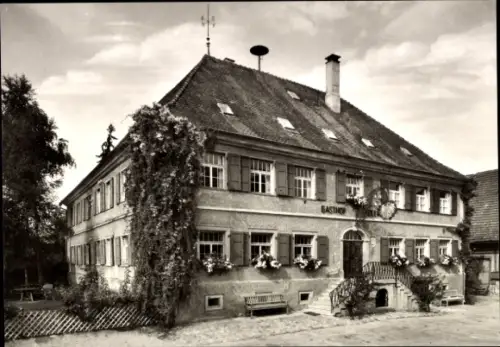 Ak Oberdorf Langenargen am Bodensee, Landgasthaus Zum Adler, BASTNO, Telefon, Adresse, Nummer