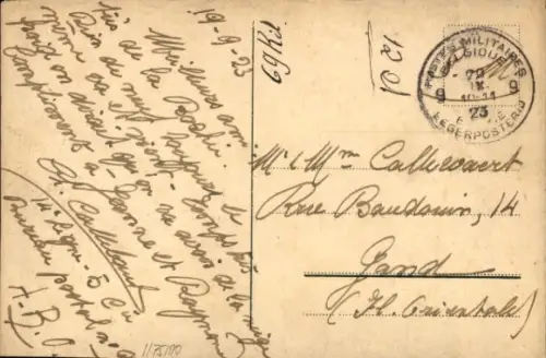 Ak Krefeld am Niederrhein, Bismarckplatz, Denkmal, Kinderwagen