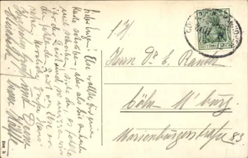 Ak Essen im Ruhrgebiet, Stadtgarten mit Terrasse