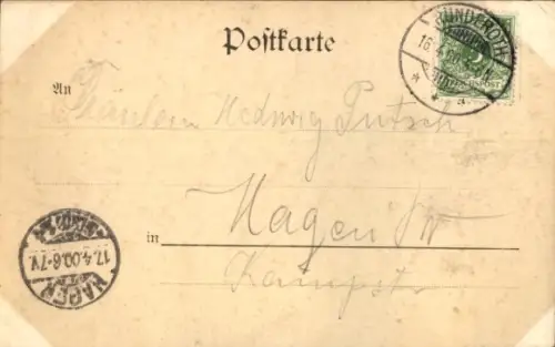 Ak Gimborn Marienheide im Bergischen Land, Schloss  Wasseransicht