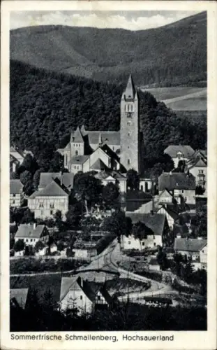 Ak Schmallenberg im Hochsauerland, Teilansicht, Kirche
