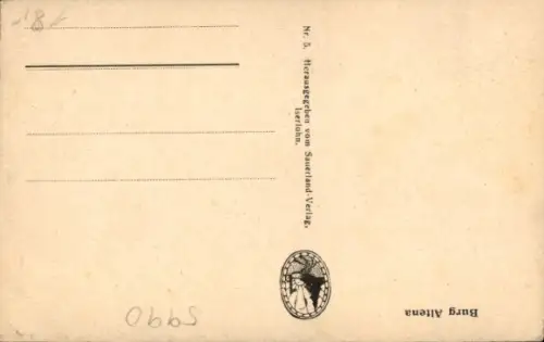 Ak Altena in Westfalen, Burg Altena, Turm