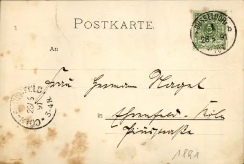 Vorläufer Ak Düsseldorf am Rhein, Johanneskirche, Ständehaus