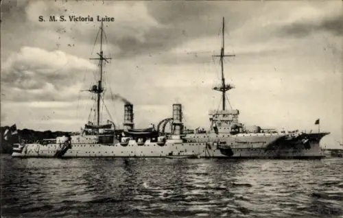 Ak Deutsches Kriegsschiff, SMS Victoria Luise, Panzerdeckkreuzer, Kaiserliche Marine