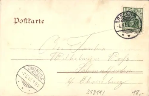 Ak Bassum in Niedersachsen, F. Stolle, Schenkwirtschaft, Sommergarten,  bei Bassum