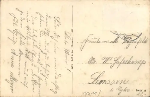 Ak Pestinghausen Nordwohlde Bassum in Niedersachsen, Meyers Gasthaus