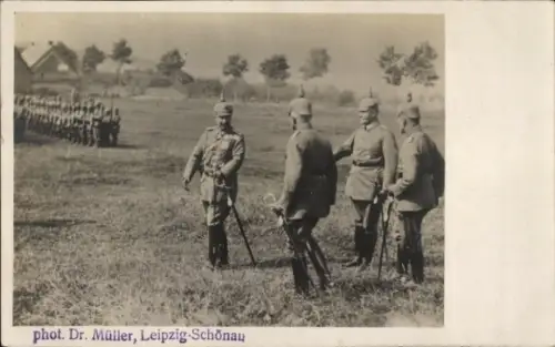 Foto Ak Kaiser Wilhelm II. im Felde, Heerführer
