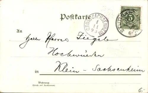 Litho Wilhelm II., König von Württemberg, Portrait in Uniform