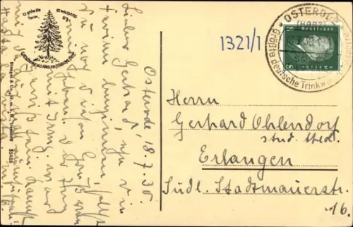 Ak Osterode am Harz, Rathaus