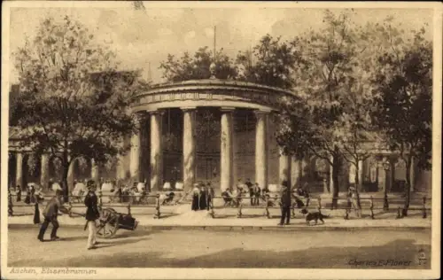 Künstler Ak Flower, C., Aachen in Nordrhein Westfalen, Eisenbrunnen