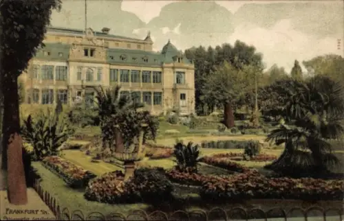 Ak Frankfurt am Main, Palmengarten, Gesellschaftshaus