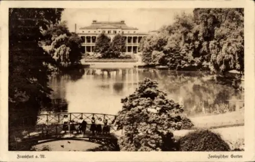 Ak Frankfurt am Main, Zoologischer Garten
