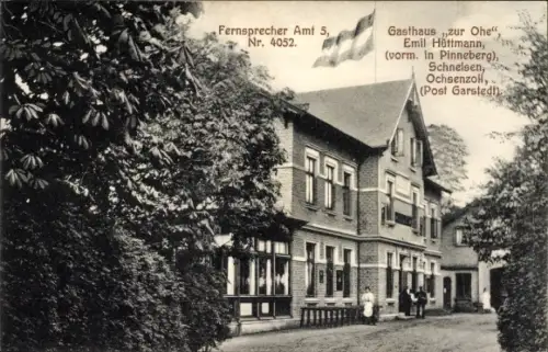 Ak Garstedt Norderstedt, Gasthaus Zur Ohe, Emil Hüttmann