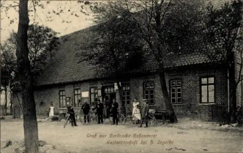 Ak Barbrake Hohenmoor Asendorf Landkreis Diepholz, Gastwirtschaft bei H. Segelke