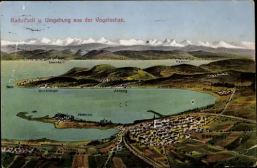 Ak Radolfzell am Bodensee, Steckborn, Gundholzen, Konstanz, Mettnau, Mammer