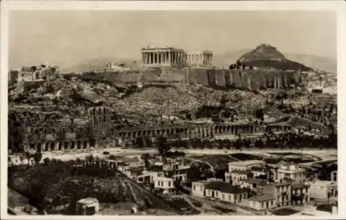 Ak Athen Griechenland, Akropolis, Panorama