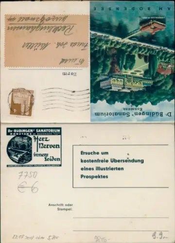 Klapp Ak Konstanz am Bodensee, Dr. Büdingers Sanatorium