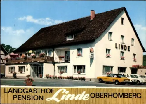 Ak Oberhomberg Deggenhausertal Baden Württemberg, Gasthof Pension Linde
