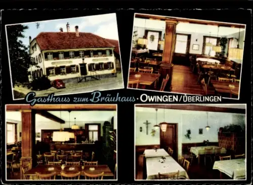 Ak Owingen im Bodenseekreis Baden, Gasthof zum Bräuhaus