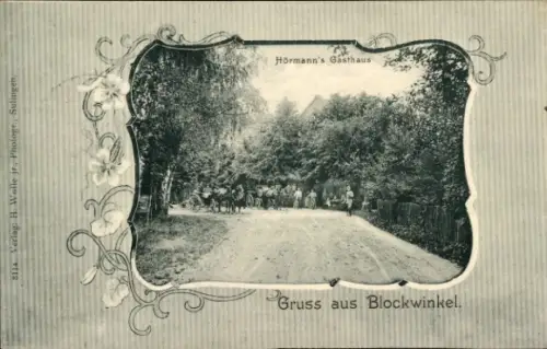Passepartout Ak Blockwinkel Scholen in Niedersachsen, Hörmann's Gasthaus