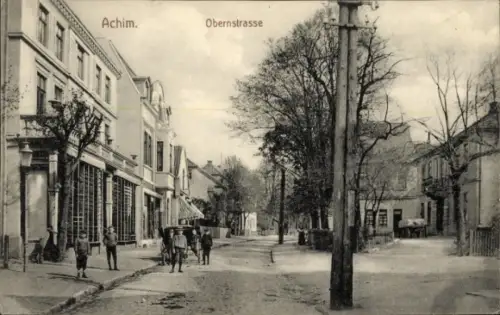 Ak Achim bei Bremen, Obernstraße