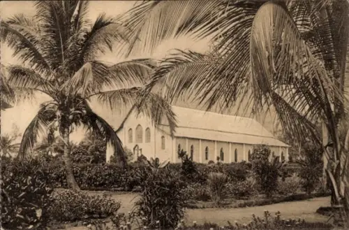 Ak Kisantu DR Kongo Zaire, Missionskirche