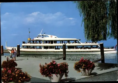 Ak Bodensee, Motorschiff St.Gallen
