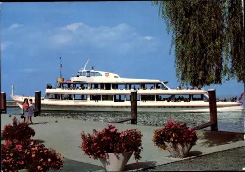 Ak Bodensee, Motorschiff St. Gallen