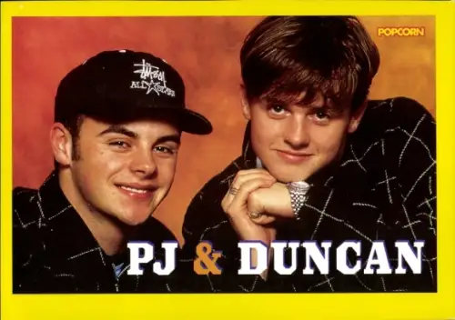 Autogrammkarte Sänger PJ & Duncan