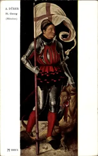 Künstler Ak Dürer, Albrecht, St. Georg