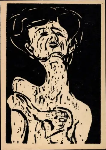 Künstler Ak Kirchner, Ernst Ludwig, Portrait, Expressionismus