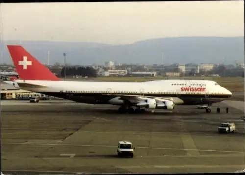 Ak Passagierflugzeug Swissair, Super Jumbo B-744-300