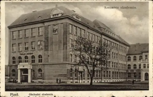 Ak Plzeň Pilsen Stadt, Obchodni akademie