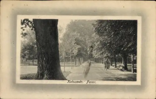 Präge Passepartout Ak Cluj Napoca Klausenburg Kolozsvar Rumänien, Straße