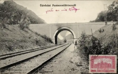 Ak Pestszentlőrinc Sanktlorenz Ungarn, Brücke