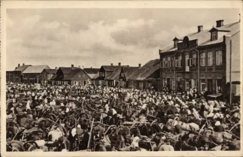 Ak Birzai Birschi Birsen Litauen, Marktplatz