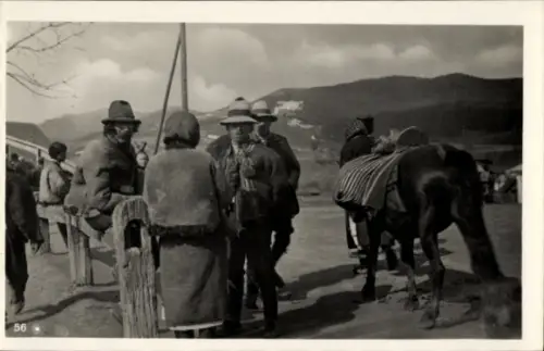 Ak Ukraine, Huzulen in den Karpaten