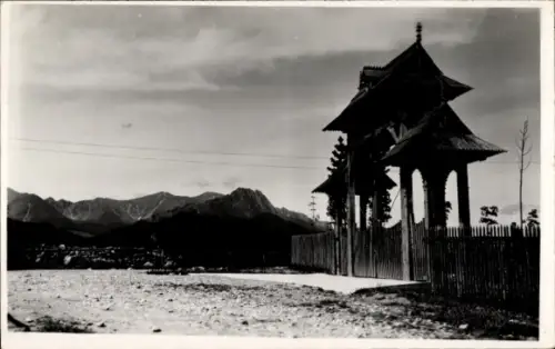 Ak Zakopane Polen, Teilansicht