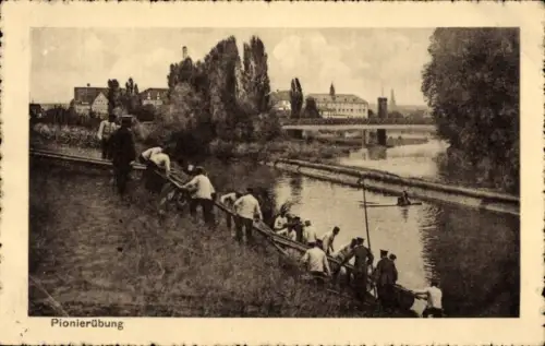 Ak Poznań Posen, Pionierübung, I. WK