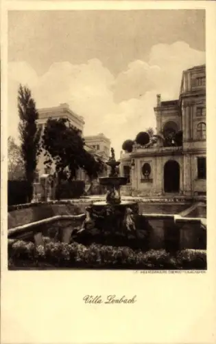 Ak München, Villa Lenbach