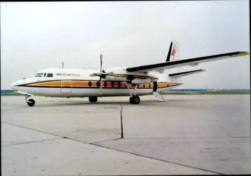 Ak Flugzeug Fairchild F-27, Wirtschaftsflug