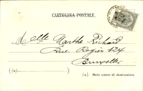 Wappen Briefmarken Ak Italien, Poste Italiane