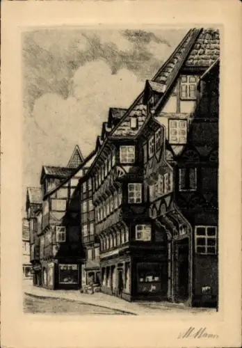 Künstler Ak Braunschweig in Niedersachsen, Flohwinkel