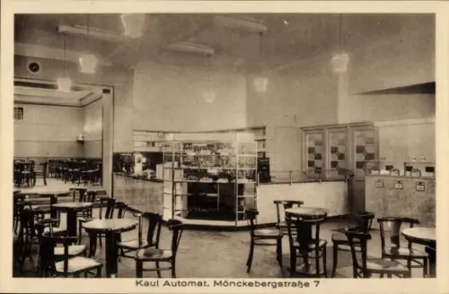 Ak Hamburg, Kaul Automatenbetriebe, Mönckebergstraße 6/7, Gr. Burstah 36, Bergstraße 24