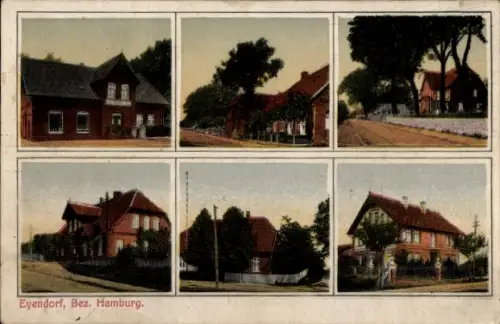 Ak Eyendorf Niedersachsen, Teilansichten, Wohnhäuser