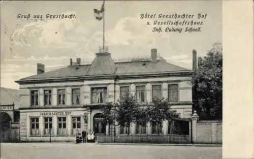 Ak Geesthacht an der Elbe, Hotel Geesthachter Hof, Gesellschaftshaus, Inh. Ludwig Schnell