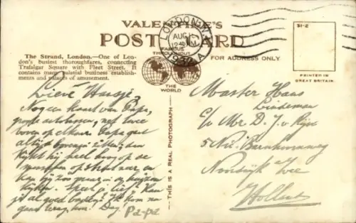 Ak London England, The Strand