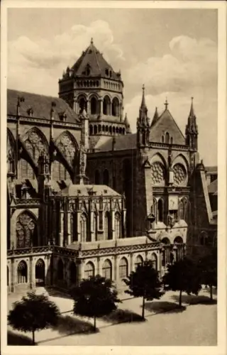 Ak Strasbourg Straßburg Elsass Bas Rhin, Strassburger Münster