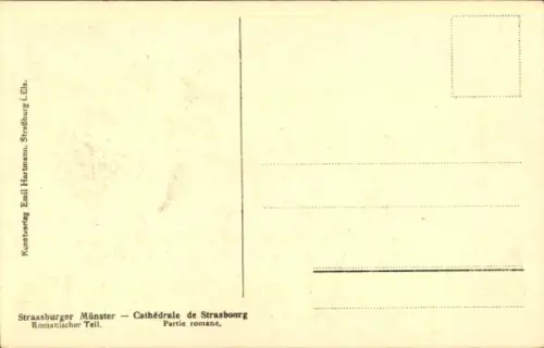 Ak Strasbourg Straßburg Elsass Bas Rhin, Strassburger Münster