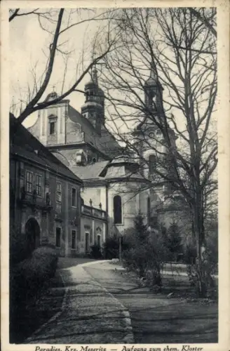 Ak Międzyrzecz Meseritz Posen, Paradies, Krs.  Aufgang zum ehem. Kloster